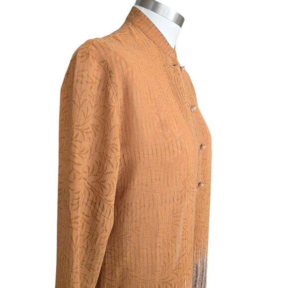 Gianni Lo Giadice Milano Sz 40 Long Sleeve Textured Jacket Button Closure HS163 - Picture 9 of 13